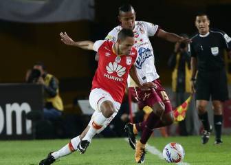 Santa Fe 1 - Tolima 1: el golazo de Roa deja al rojo en la final