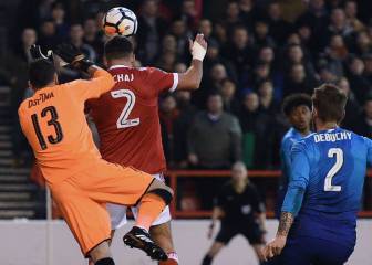 Nottingham 4 - 2 Arsenal: los 'Gunners' quedan eliminados