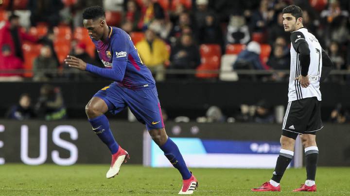Yerry Mina debutaría como titular del Barcelona este domingo 11 de febrero en el Camp Nou frente a Getafe