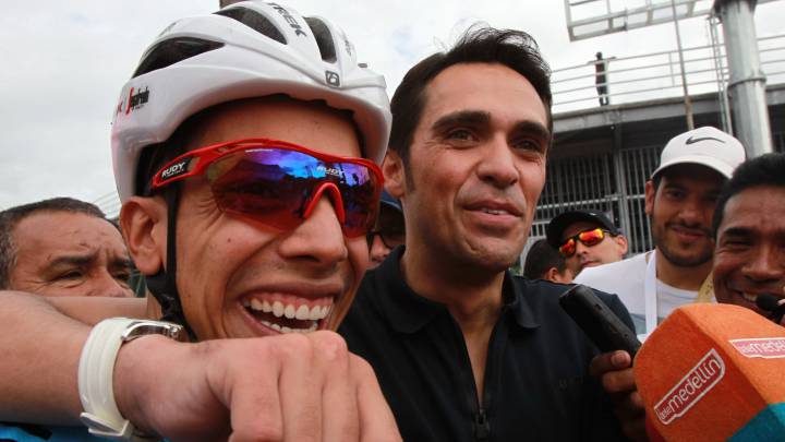 Alberto Contador, invitado especial en la carrera Colombia Oro y Paz