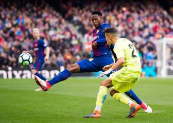 Yerry Mina brilla en su primera titularidad con el Barcelona