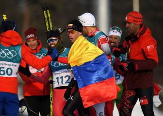 Sebastián Uprimny debutó en los Olímpicos de Invierno