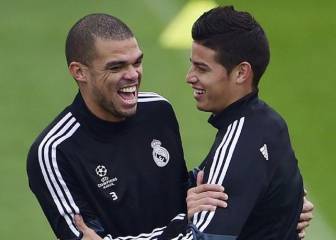 James y Pepe, descartados en el Madrid se reencuentran