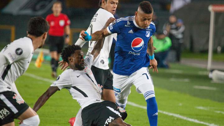 Millonarios empató sin goles frente a Corinthians en el primer partido del Grupo 7 de la Copa Libertadores
