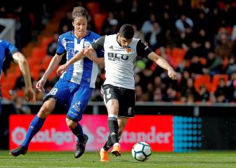 Valencia 3-1 Alavés: Murillo juega el segundo tiempo