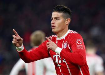 James regresa 36 días después a la titular del Bayern