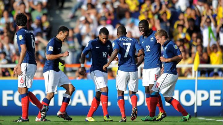Griezmann, Lacazette y Koulibaly, algunos nombres destacado del juego entre Francia y Colombia en el Mundial Sub-20 de 2011