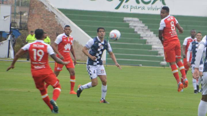 Santa Fe fue derrotado por el Boyacá Chicó en la décima fecha de la Liga Águila I - 2018.