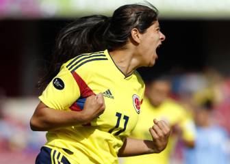 Orgullo colombiano: Catalina Usme marca 4 goles a Uruguay