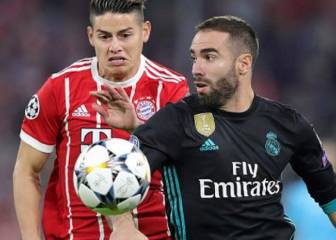 James ante el Madrid y otros colombianos que visitaron sus ex equipos