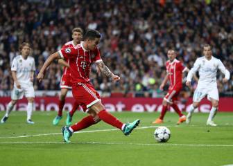 Cuadro a cuadro el gol de James al Madrid que dio ilusión al Bayern