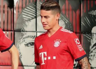 En imágenes la nueva camiseta de James y del Bayern