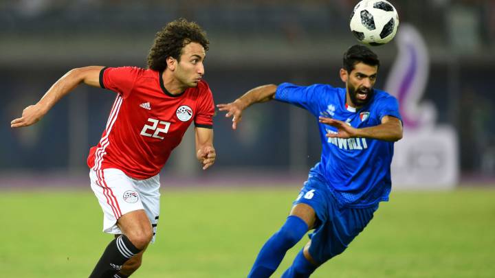 Las posibles variantes de Egipto para suplir la ausencia de Salah ante la Selección Colombia