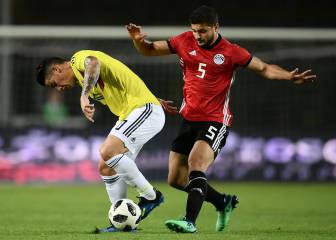 Empate sin goles entre Colombia y Egipto