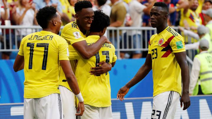 Colombia venció a Senegal en la tercera jornada del grupo H del Mundial de Rusia 2018. Yerry Mina marcó el único gol del partido y de la clasificación