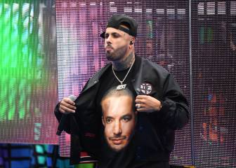 Nicky Jam recordó a J Balvin en clausura del Mundial de Rusia