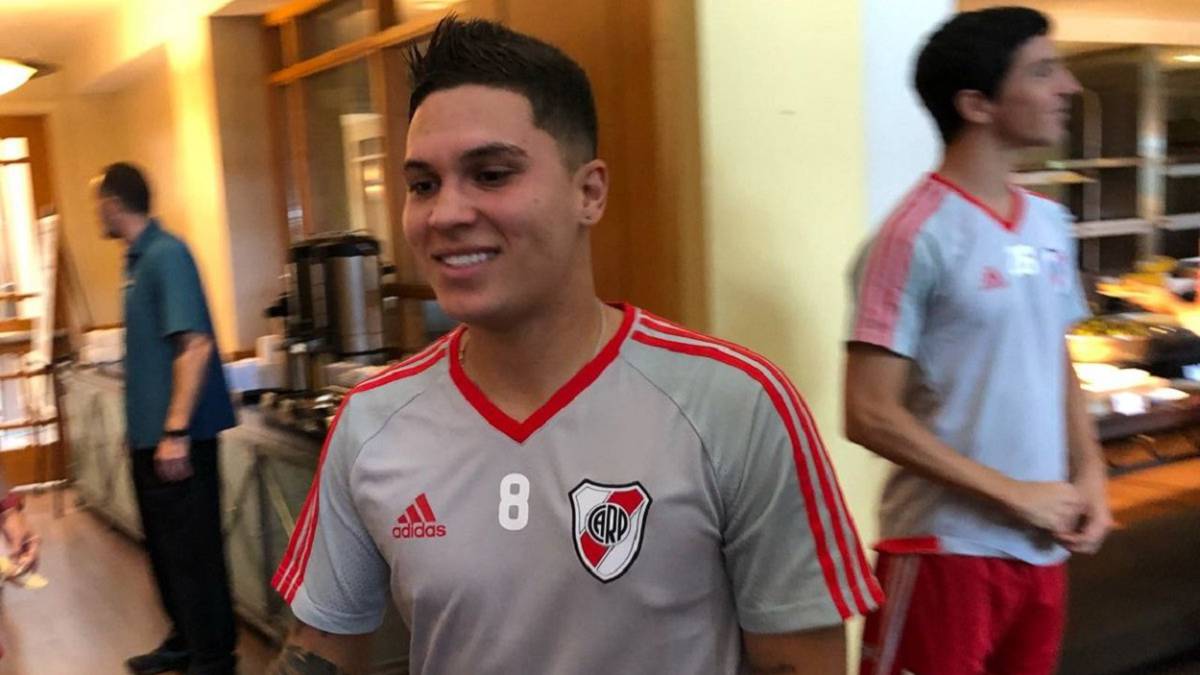 Juan Fernando Quintero se reincorporÃ³ a los trabajos de River Plate en Estados Unidos de acara al segundo semestre