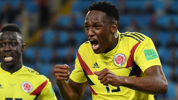 Yerry Mina fue elegido dentro del XI ideal del Mundial de Rusia 2018 para la agencia EFE. El defensor colombiano jugó tres partidos y anotó tres goles