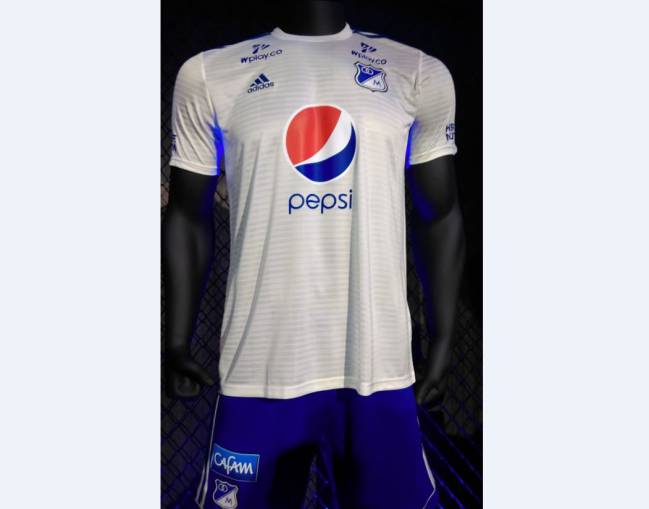 camiseta de millonarios blanca