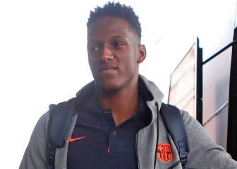 Yerry Mina se entrena al margen de sus compañeros