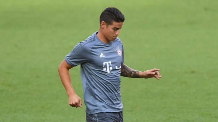 James Rodríguez, ausente en la convocatoria de Bayern Múnich para la segunda ronda de la Copa de Alemania