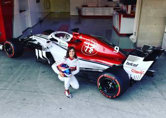 Tatiana Calderón conduce por primera vez un Fórmula Uno