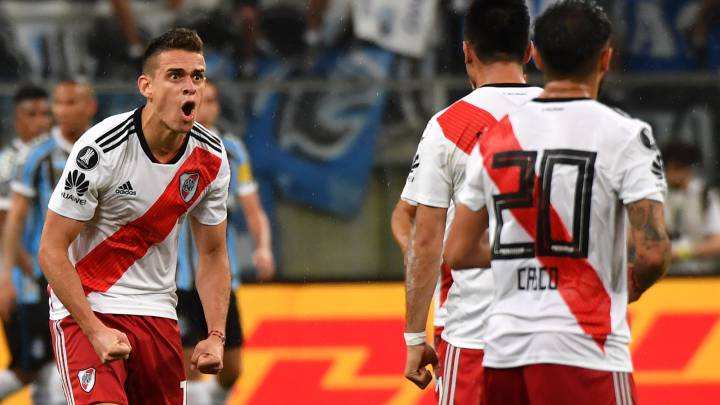 River Plate clasificó a la final de la Copa Libertadores al vencer a Gremio de Portoalegre en el Arena do Gremio y espera rival este miércoles