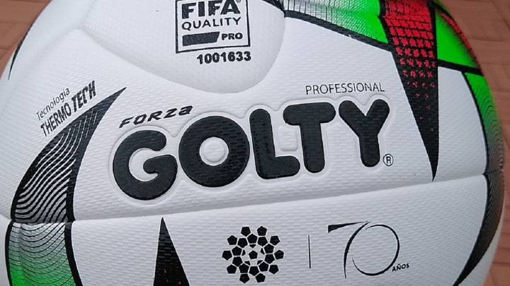 Forza Golty, nuevo balón de la Liga Águila