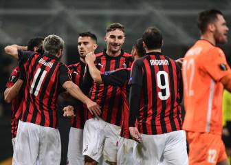 Milan remonta y golea a Dudelange en Europa League