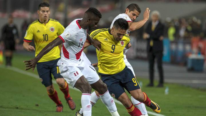 Colombia ante Perú en Eliminatorias a Rusia 2018