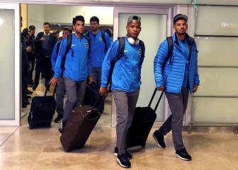 Cardona, Villa y Barrios ya están en Madrid y esperan a River