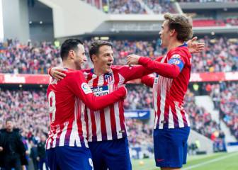 Una asistencia de Arias abre la goleada del Atlético de Madrid