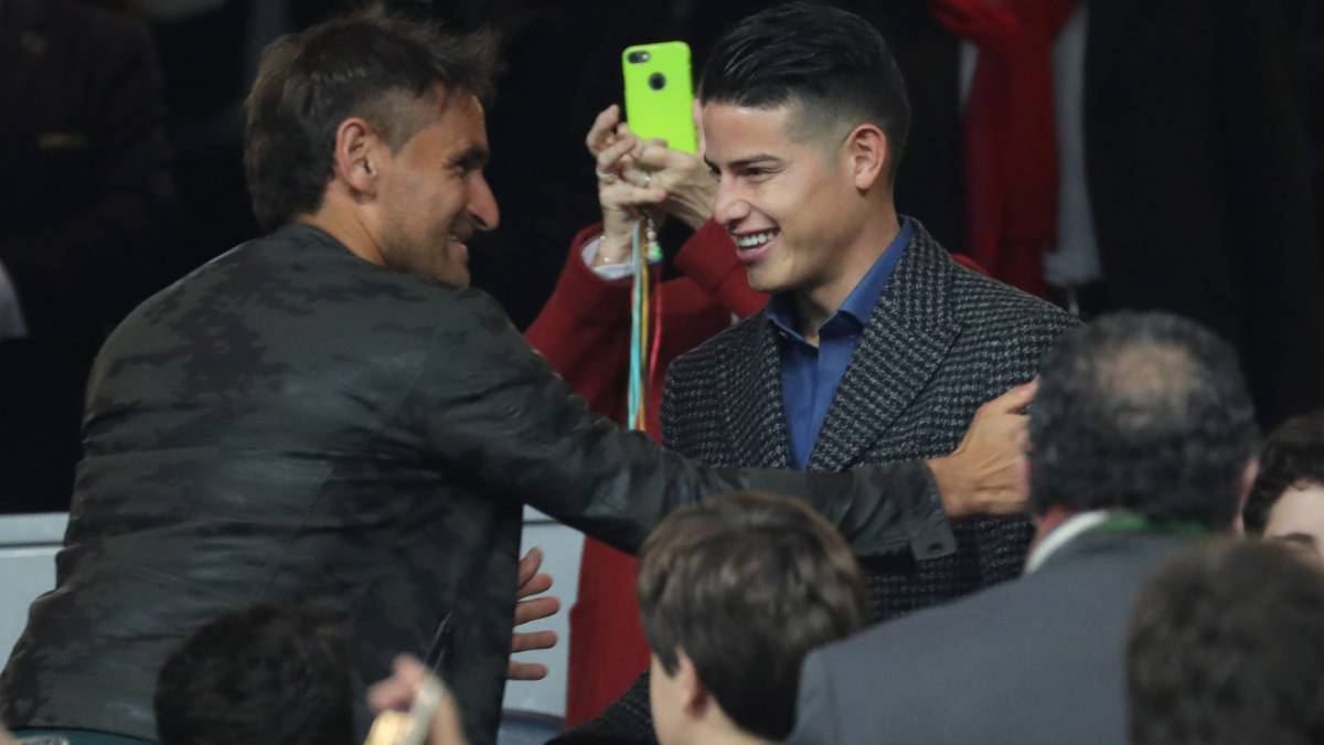 James RodrÃ­guez en la final de la Copa Libertadores