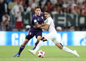 En imágenes, el partido de Borré y Quintero en el Mundial
