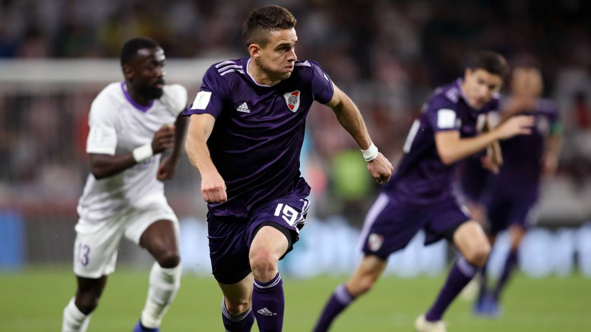 Rafae Santos BorrÃ© marcÃ³ los dos goles del empate entre River Plate y Al Ain en la semifinal del Mundial de Clubes en Emiratos Ãrabes Unidos