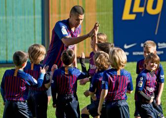 En imágenes la presentación de Jeison Murillo en el Barcelona