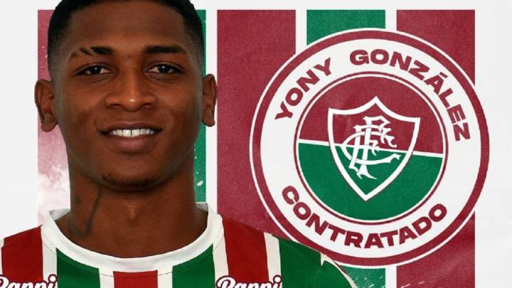 Yony González, nuevo jugador de Fluminense