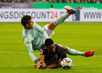 En imágenes el partido de James ante el Leverkusen
