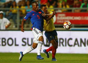 En imágenes la derrota de Colombia ante Ecuador