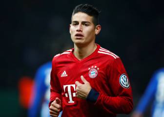James, impreciso en el triunfo del Bayern ante el Augsburgo