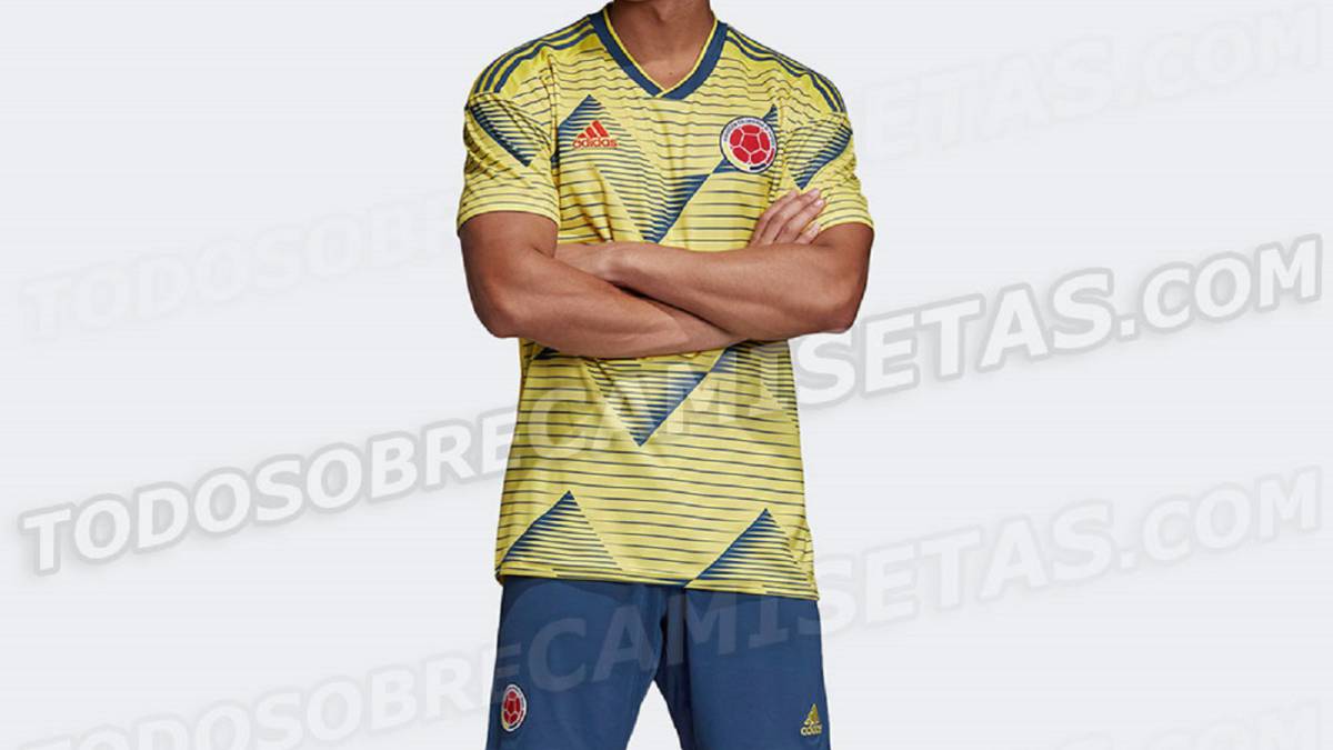Más detalles del uniforme de la Selección para Copa América - AS Colombia