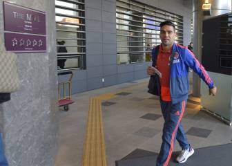 En imágenes: la llegada de Colombia a Seúl