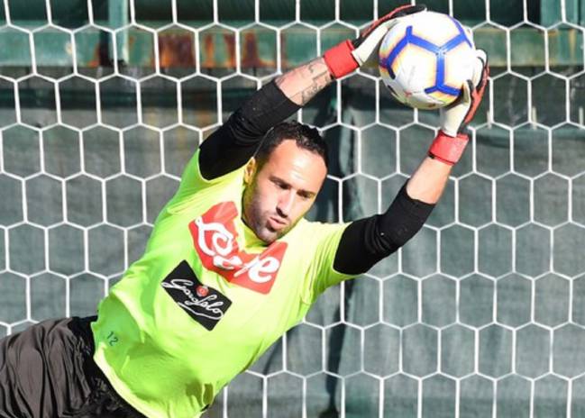 David Ospina regresó a entrenamientos con el Napoli