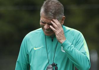 Buen ánimo en el entrenamiento de Nacional