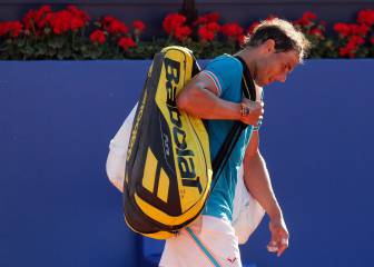 En imágenes: la sorpresiva derrota de Nadal en Barcelona