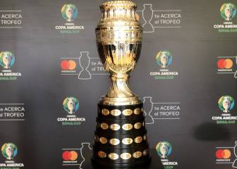 El trofeo de la Copa América está en Colombia