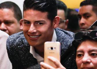 James ya está en Bogotá para unirse a Selección