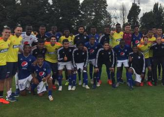 Selección Colombia golea a Millonarios Sub 20 en amistoso