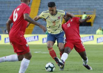 Falcao sale del amistoso con molestias en un tobillo