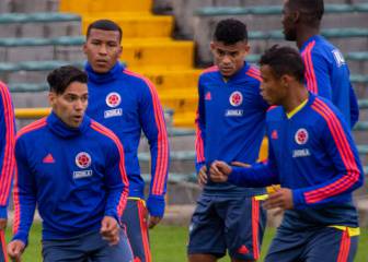 El último entreno de Colombia en El Campín antes del viaje